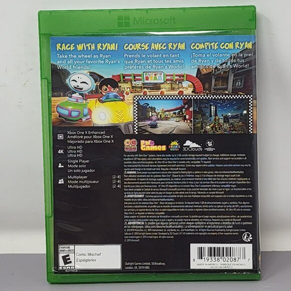 Race With Ryan Xbox One Game Family-Friendly Racing Adventure Untested - Picture 2 of 6